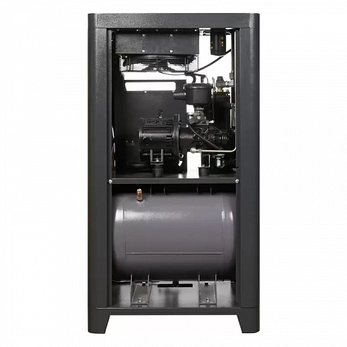 Винтовой компрессор ET-Compressors SL 7,5-10 D VS PM (IP23) V без муфты с частотным регулированием производительности и двигателем на постоянных магнитах вертикальное исполнение на ресивере 130 л