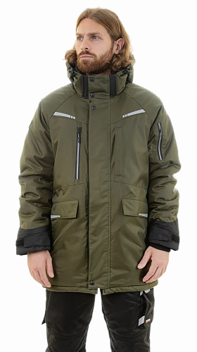 Зимняя куртка-парка Brodeks KW215 , хаки (S) (ЧЕСТНЫЙ ЗНАК)