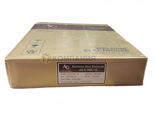 Электроды AG E 309L-16  d= 4,0*350 2,0кг