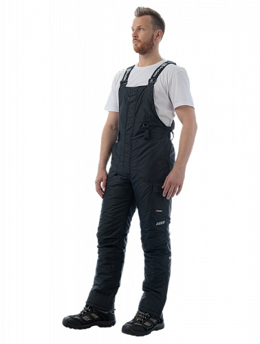 Зимний полукомбинезон Brodeks KW413 , черный (3XL) (ЧЕСТНЫЙ ЗНАК)