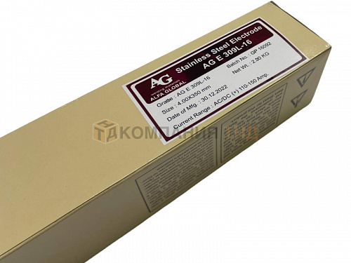 Электроды AG E 309L-16  d= 4,0*350 2,0кг