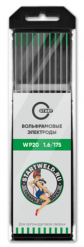 Вольфрамовый электрод WP 1,6/175 (зеленый) WP2016175 / START