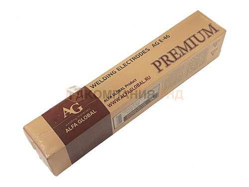 Электроды AG E-46 PREMIUM d= 2,0*300  1,0кг (аналог ОК-46)