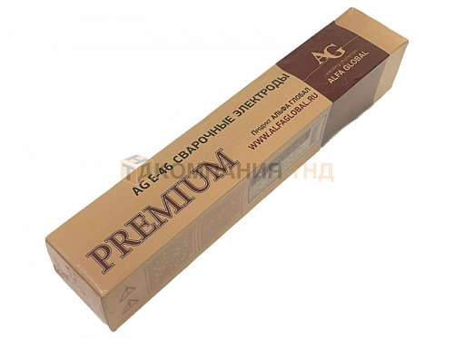 Электроды AG E-46 PREMIUM d= 2,0*300  1,0кг (аналог ОК-46)