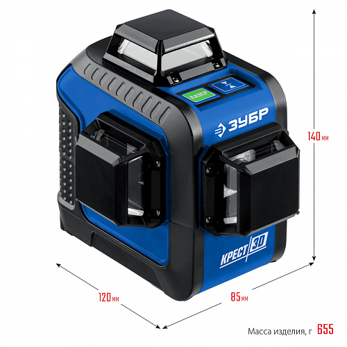 ЗУБР КРЕСТ 3D, Лазерный нивелир (34909)