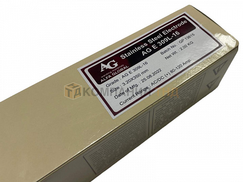 Электроды AG E 309L-16  d= 4,0*350 2,0кг