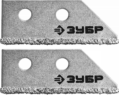 ЗУБР 50 мм, 2 шт, Лезвия для скребка (33417-S2)