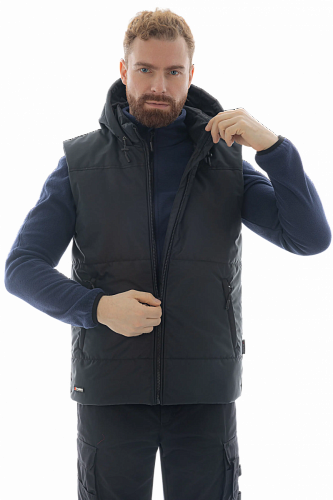 Жилет утепленный Brodeks KW112, черный (3XL) (ЧЕСТНЫЙ ЗНАК)