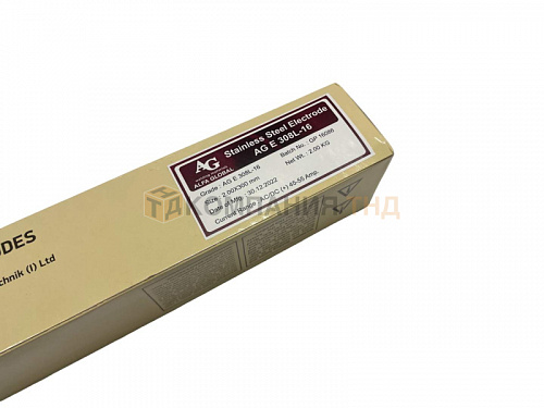 Электроды AG E 308L-16  d= 1,6*250 2,0кг