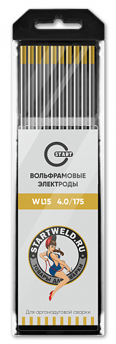 Вольфрамовый электрод WL 15 4,0/175 (золотой уп.10 шт WL1540175U / START
