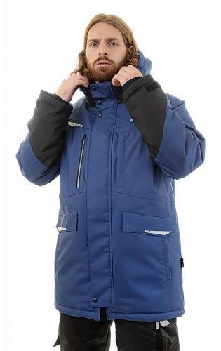 Зимняя куртка-парка Brodeks KW215 , синий (3XL) (ЧЕСТНЫЙ ЗНАК)