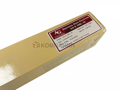 Электроды AG E 308L-16  d= 1,6*250 2,0кг