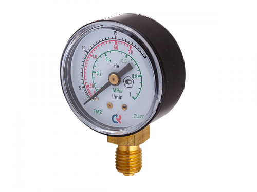 Манометр ТМ-210Р.00(0-70/20L/min (1,0MPa)M12х1,5.2,5 (Гелий) ПОВЕРЕННЫЙ