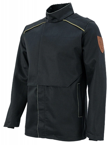 Куртка сварщика BRODEKS FS28-02, черный (4XL) (ЧЕСТНЫЙ ЗНАК)