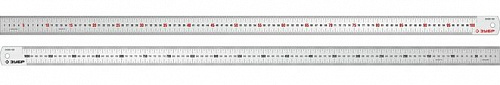 ЗУБР Про-100, длина 1,0 м, Усиленная нержавеющая линейка (34280-100)