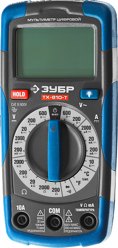 ЗУБР ТХ-810-Т Цифровой мультиметр (59810)