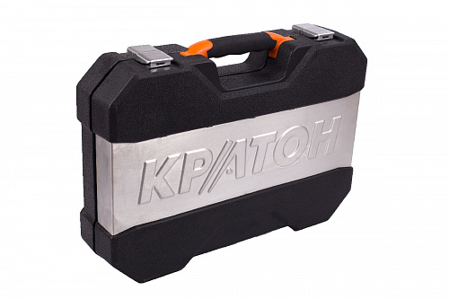 Набор инструментов Кратон TS-22 socket 120, 1/4"+3/8"+1/2"