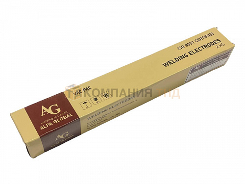 Электроды AG E 308L-16  d= 1,6*250 2,0кг