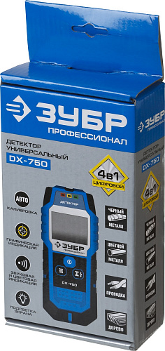 ЗУБР DX-750 100мм, Детектор проводки (45260)