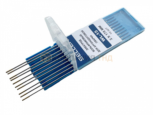 Электрод вольфрамовый SELLER WL-15 d=2,0 L=175мм (золотой)