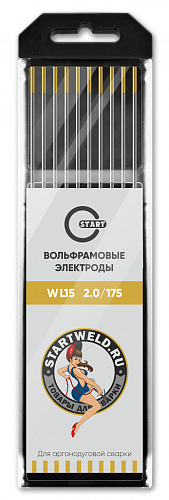 Вольфрамовый электрод WL 15 2,0/175 (золотой) WL1520175 / START