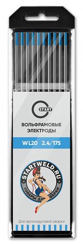 Вольфрамовый электрод WL 20 2,4/175 (голубой) WL2024175 / START