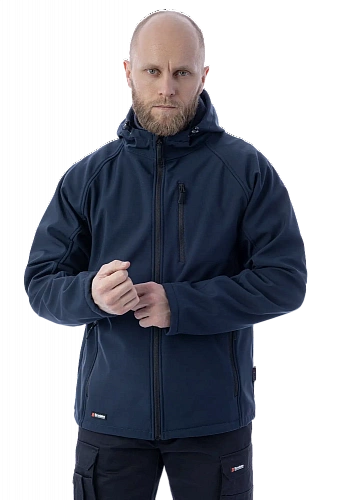 Куртка софтшелл Brodeks KS232, синий(M) (ЧЕСТНЫЙ ЗНАК)
