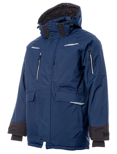Зимняя куртка-парка Brodeks KW215 , синий (4XL) (ЧЕСТНЫЙ ЗНАК)