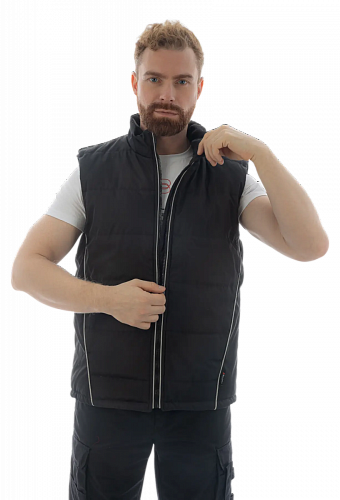 Жилет утепленный Brodeks KW101, синий/черный (2XL) (ЧЕСТНЫЙ ЗНАК)