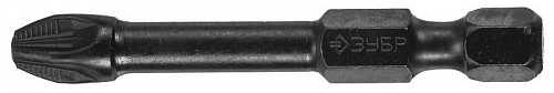 ЗУБР 2 шт, PZ 3, 50 мм, Ударные биты (26023-3-50-S2)