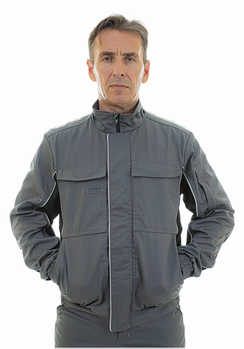 Куртка Brodeks KS201, серый/черный (2XL) (ЧЕСТНЫЙ ЗНАК)