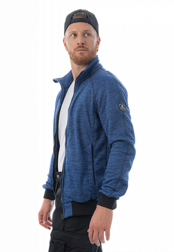 Толстовка флисовая Brodeks KS241 cation, cиний, (3XL) (ЧЕСТНЫЙ ЗНАК)
