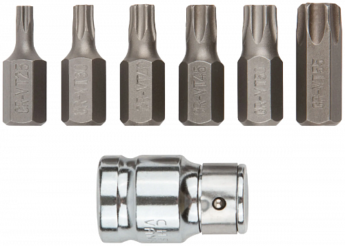 Набор бит "TORX" 7 шт. CrV 