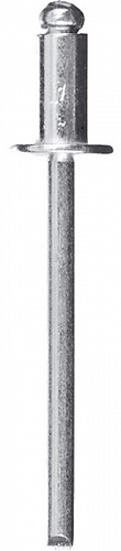 ЗУБР 4.8 х 10 мм, стальные заклепки, 500 шт, Профессионал (31312-48-10)