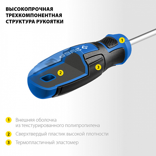ЗУБР 6 предм., Набор отверток, Профессионал-6 (25239)