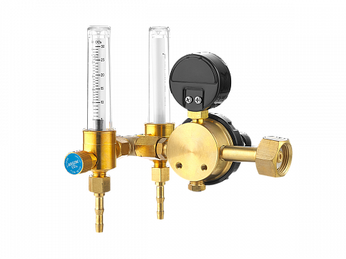 Регулятор расхода газа универсальный Сварог PRO CONTROL AR/CO2 2Р (7872637000), манометр с поверкой 