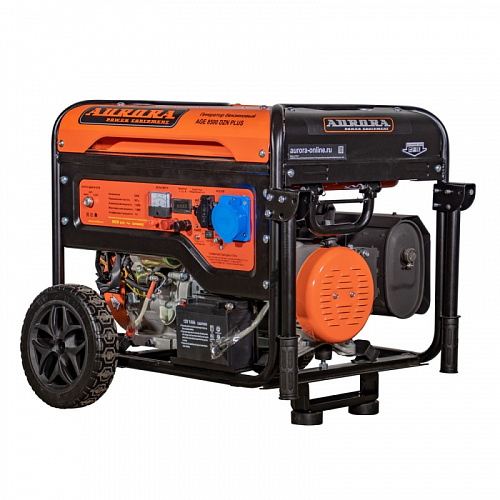 Бензогенератор AGE 8500 DZN PLUS (max 7.5кВт эл.ст. 220В, счетчик, автомат.) / Aurora