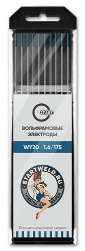 Вольфрамовый электрод WY 20 1,6/175 (синий) WY2016175 / START