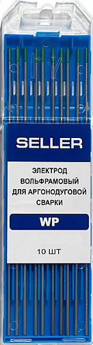 Электрод вольфрамовый SELLER WP d=3,0 L=175мм (зеленый)