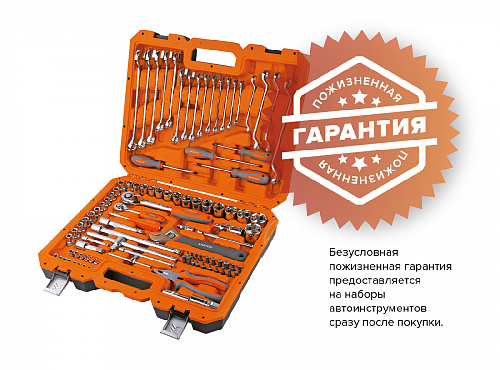 Набор инструментов Кратон TS-28 multi 101, 1/4"+1/2"