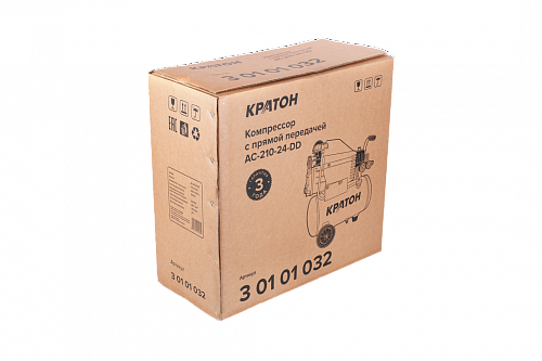 Компрессор с прямой передачей Кратон AC-210-24-DD