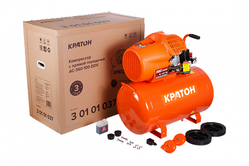 Компрессор с прямой передачей Кратон AC-360-100-DDV