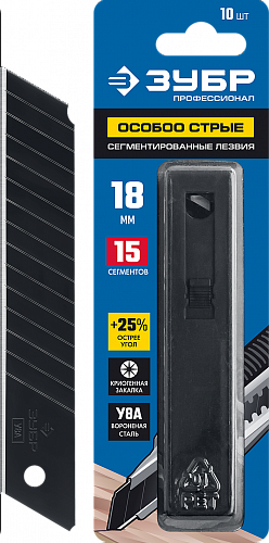 ЗУБР Про-18В 18 мм, Нож с сегментированным лезвием (09172)