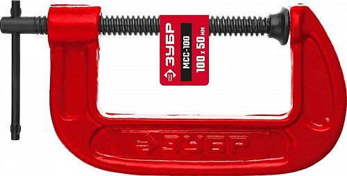 ЗУБР МСС-100 100 мм, Чугунная струбцина G (32244-100)