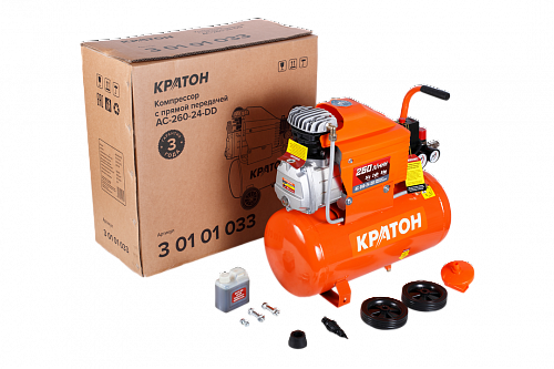 Компрессор с прямой передачей Кратон AC-260-24-DD