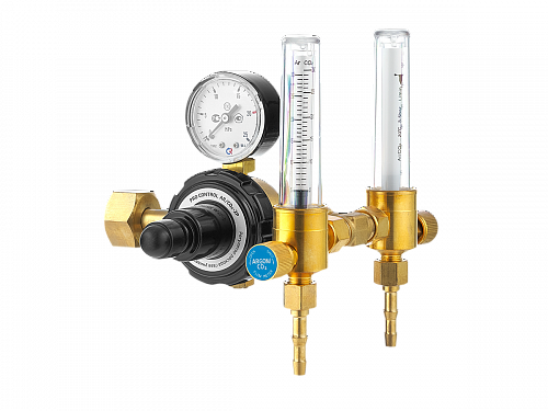 Регулятор расхода газа универсальный Сварог PRO CONTROL AR/CO2 2Р (7872637000), манометр с поверкой 